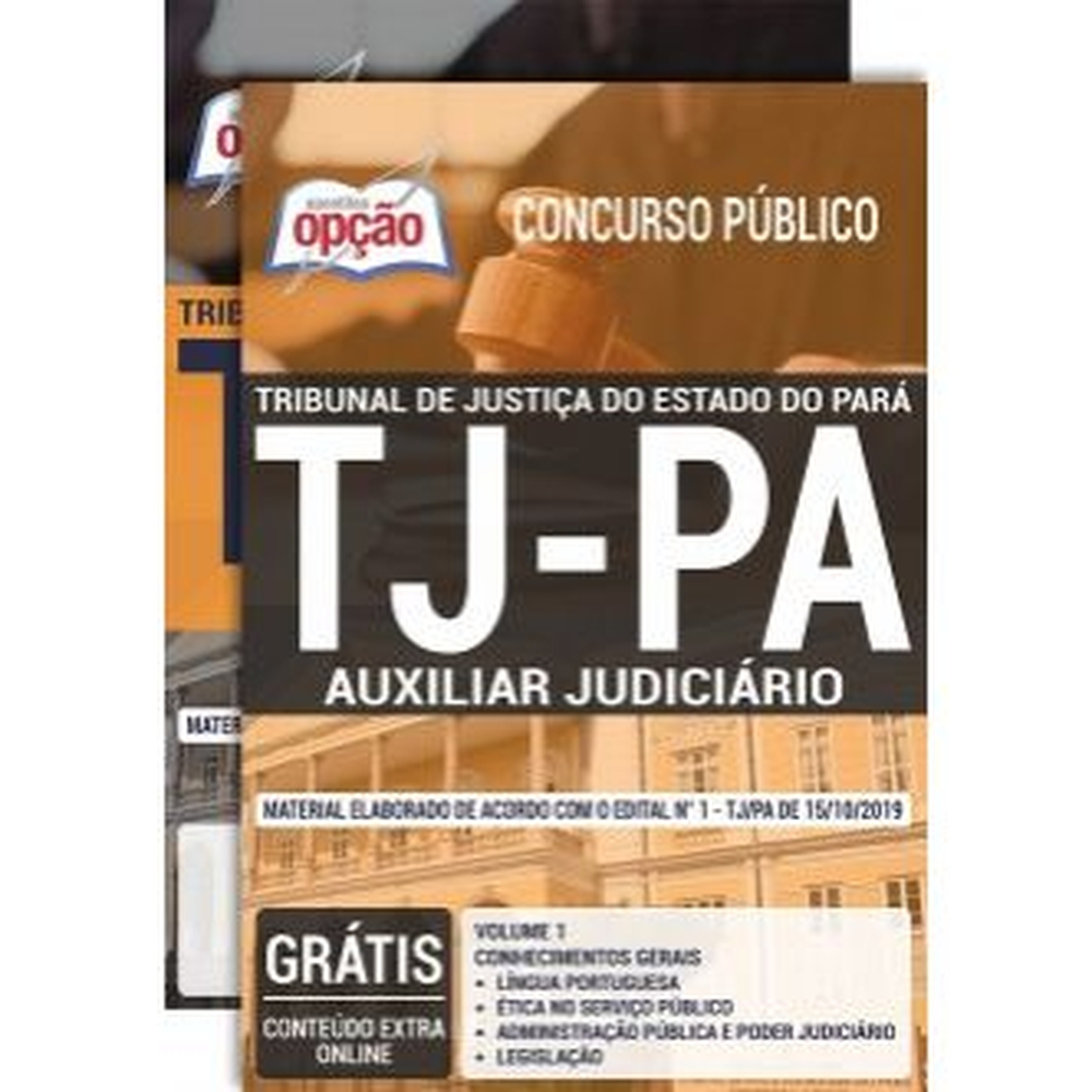 Apostila Tribunal de Justiça PA Auxiliar Judiciário TJ PA Submarino