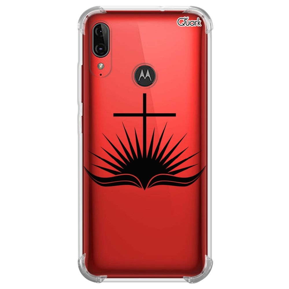 Capa Capinha Case Anti Shock Moto E6 Plus 0085 Cruz Sol em Promoção