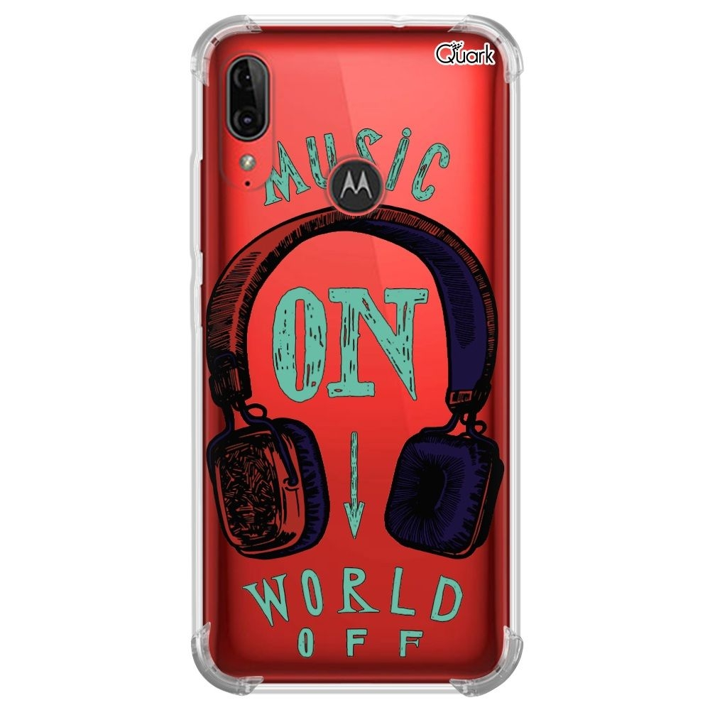 Capa Capinha Case Anti Shock Moto E Plus Music On Em Promo O