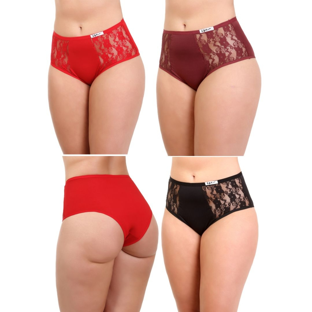 Calcinha Calçola Senhora Kit 5 Lingerie Moda Íntima Feminina em