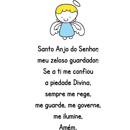 Adesivo De Parede Santo Anjo Do Senhor Em Promo O Na Americanas