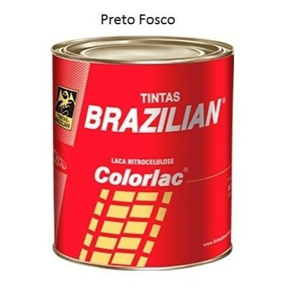 Tinta Duco Laca Nitrocelulose Preto Fosco Ml Submarino