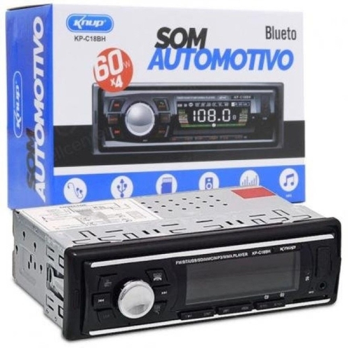 Som Automotivo Bluetooth Auto Radio Som Carro Kp C Bh No Shoptime