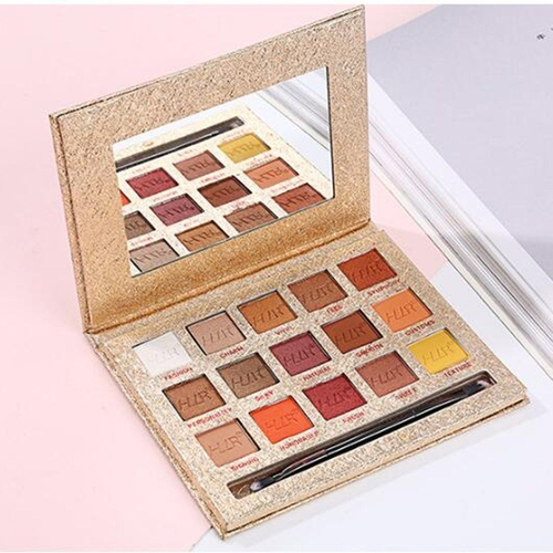 Cores Gillter Maquiagem Sombra Prola Metlica Eyeshadow Palette