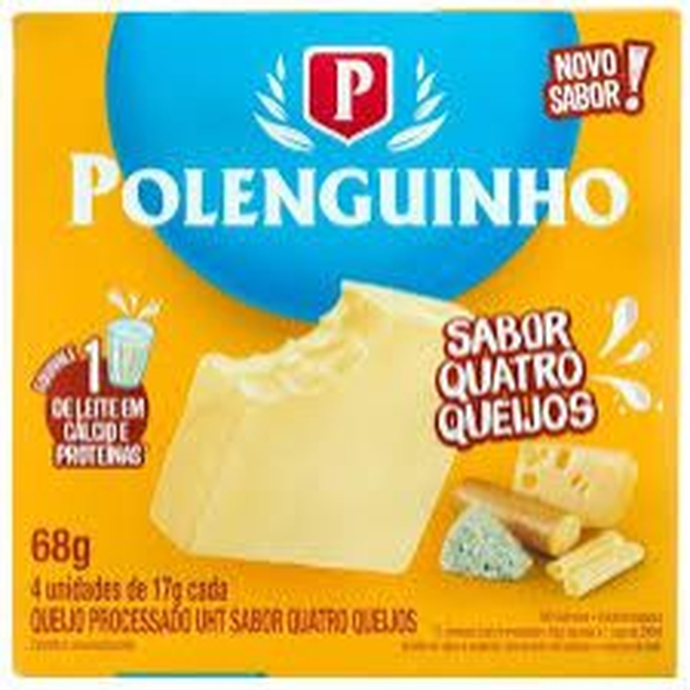 Queijo Processado Polenguinho Quatro Queijos Unidade G Submarino