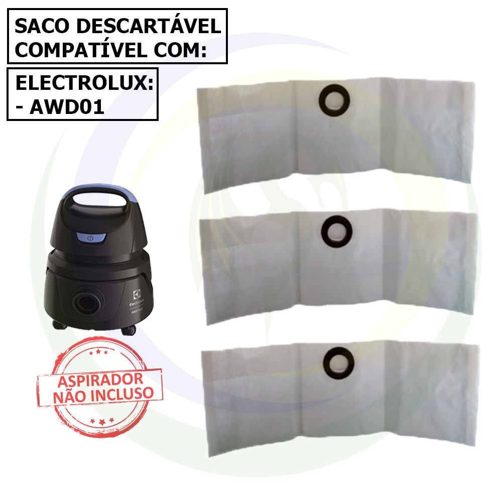 Saco Descart Vel Para Aspirador De P Electrolux Hidrolux Awd