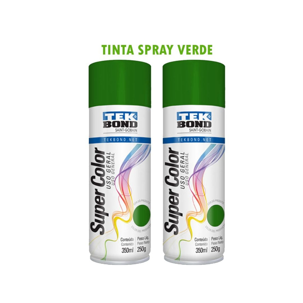 Tintas Spray Verde Uso Geral Ml Tek Bond Em Promo O Ofertas