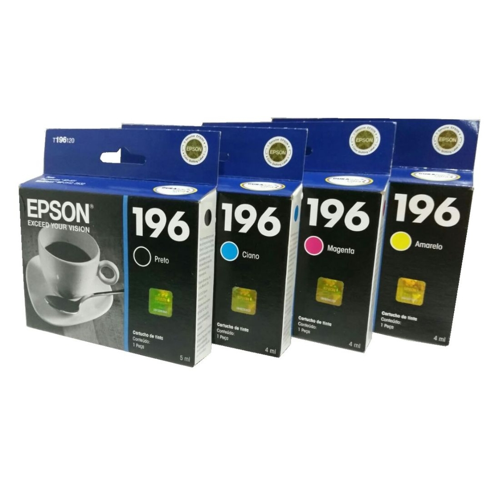 Kit Cartucho Epson Original Para Xp Xp T T