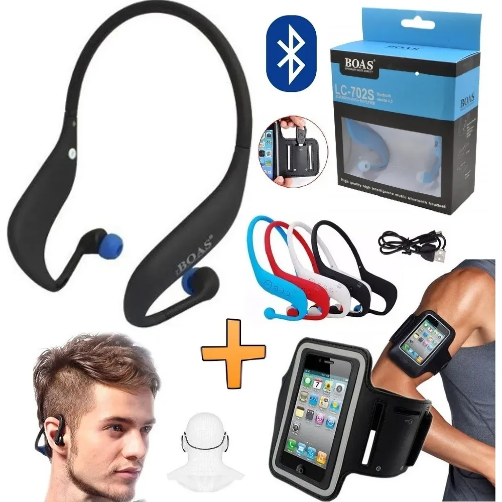 Fone De Ouvido Sem Fio Sport Mp3 Radio Fm Bluetooth Celular Universal