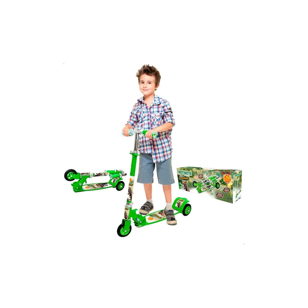 Patinete Infantil Radical New Top Dinossauro DM TOYS Submarino