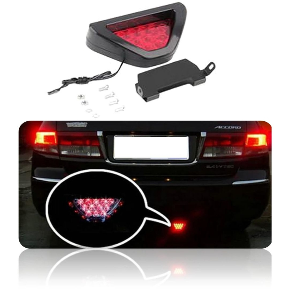 Break Light Triangular 12 Leds Vermelho Quality Sporting Tuning Ford Ka