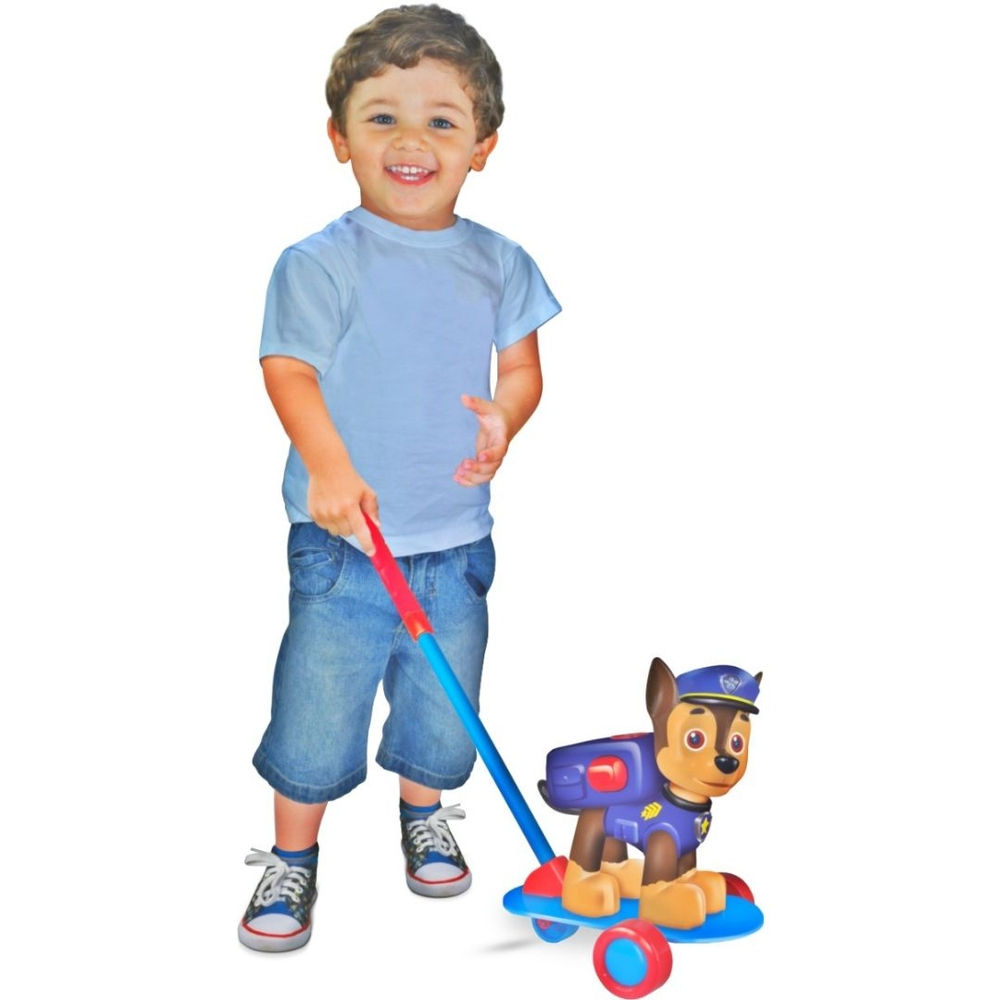 Boneco Patrulha Canina De Empurrar Chase Paw Patrol L Der Submarino