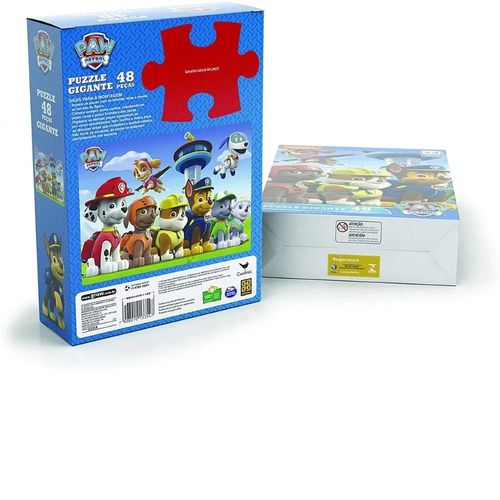 Quebra Cabe A Puzzle Gigante Patrulha Canina Grow Em Promo O