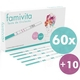 Kit 60 Testes De Ovulação Famivita 10 Testes Gravidez em Promoção