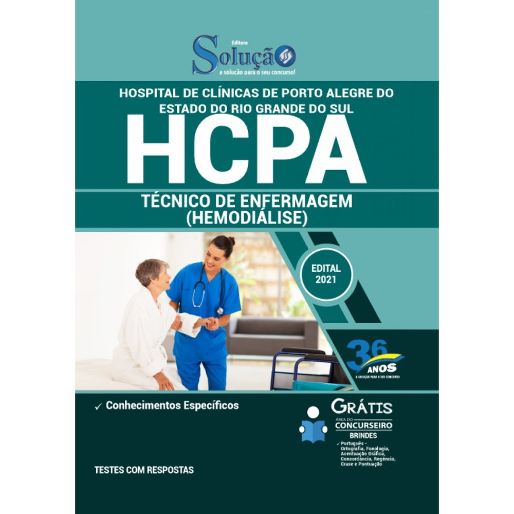 Apostila Hcpa Rs T Cnico De Enfermagem Hemodi Lise Em Promo O