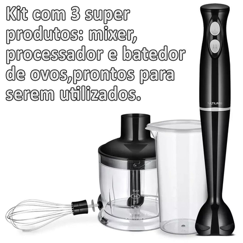 Mixer Processador Batedor Potente W Portatil Em V Em Promo O