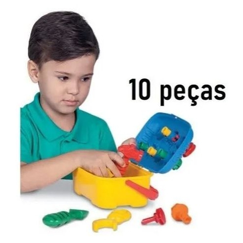 Kit Maleta De Ferramentas Infantil Did Tica De Brincar Submarino