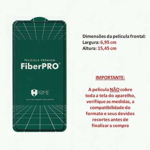 Pel Cula Hprime Para Samsung Galaxy A G Preto Fiberpro Em