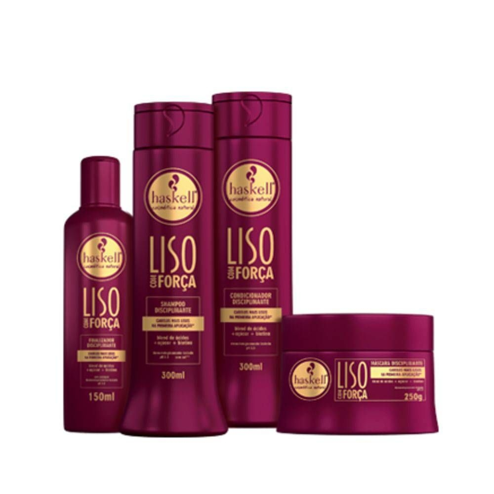 Kit Liso Força Haskell 4 Itens em Promoção Ofertas na Americanas