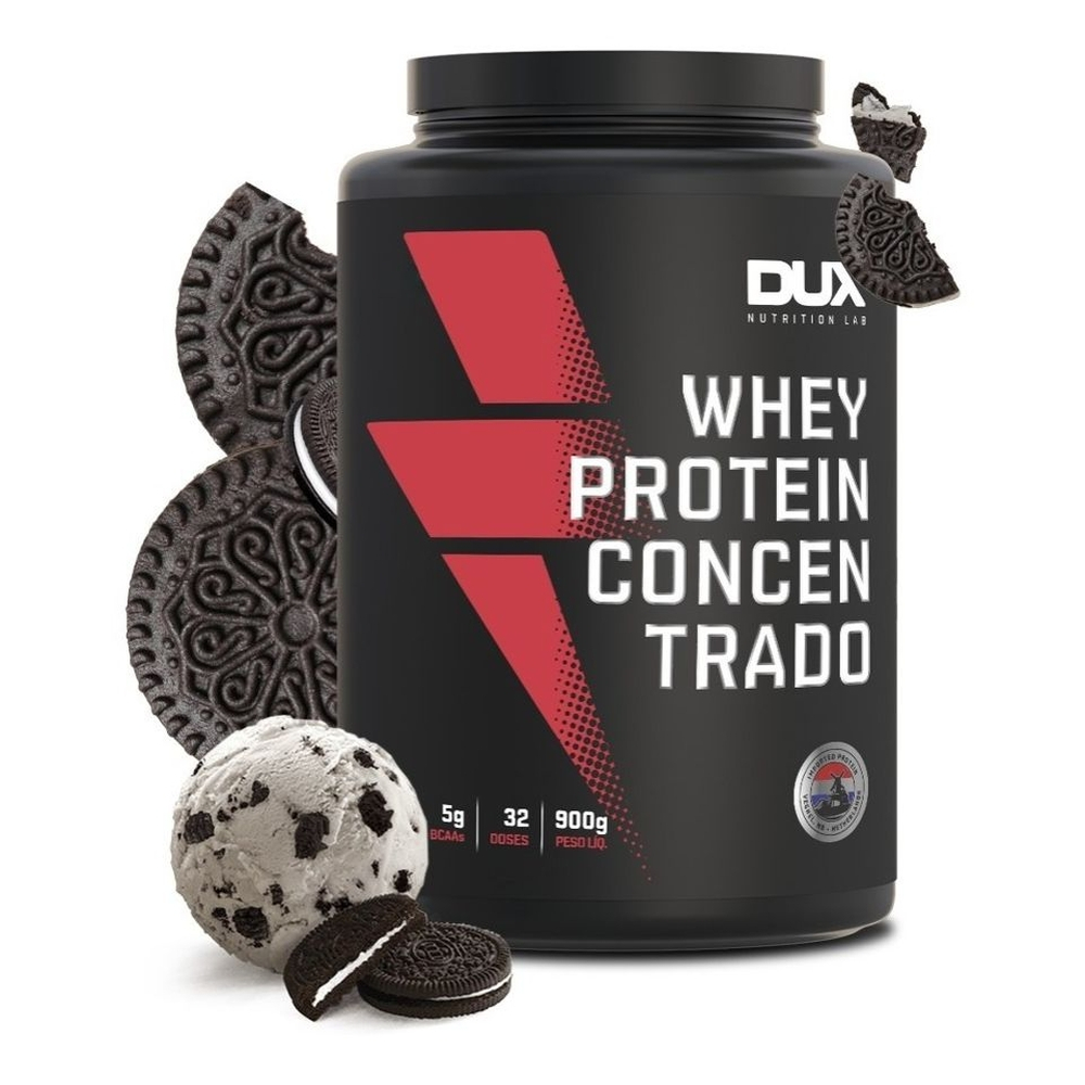 Whey Protein Concentrado G Cookies Dux Nutrition No Shoptime