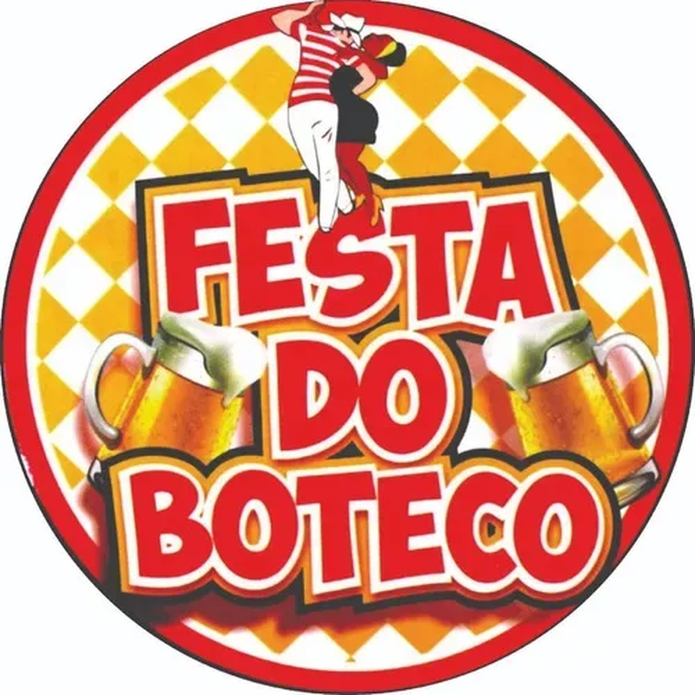 Painel Redondo Festa Boteco No Shoptime