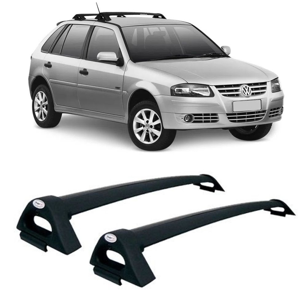 Rack De Teto Travessa Gol G G G P Preto Vw Projecar Em