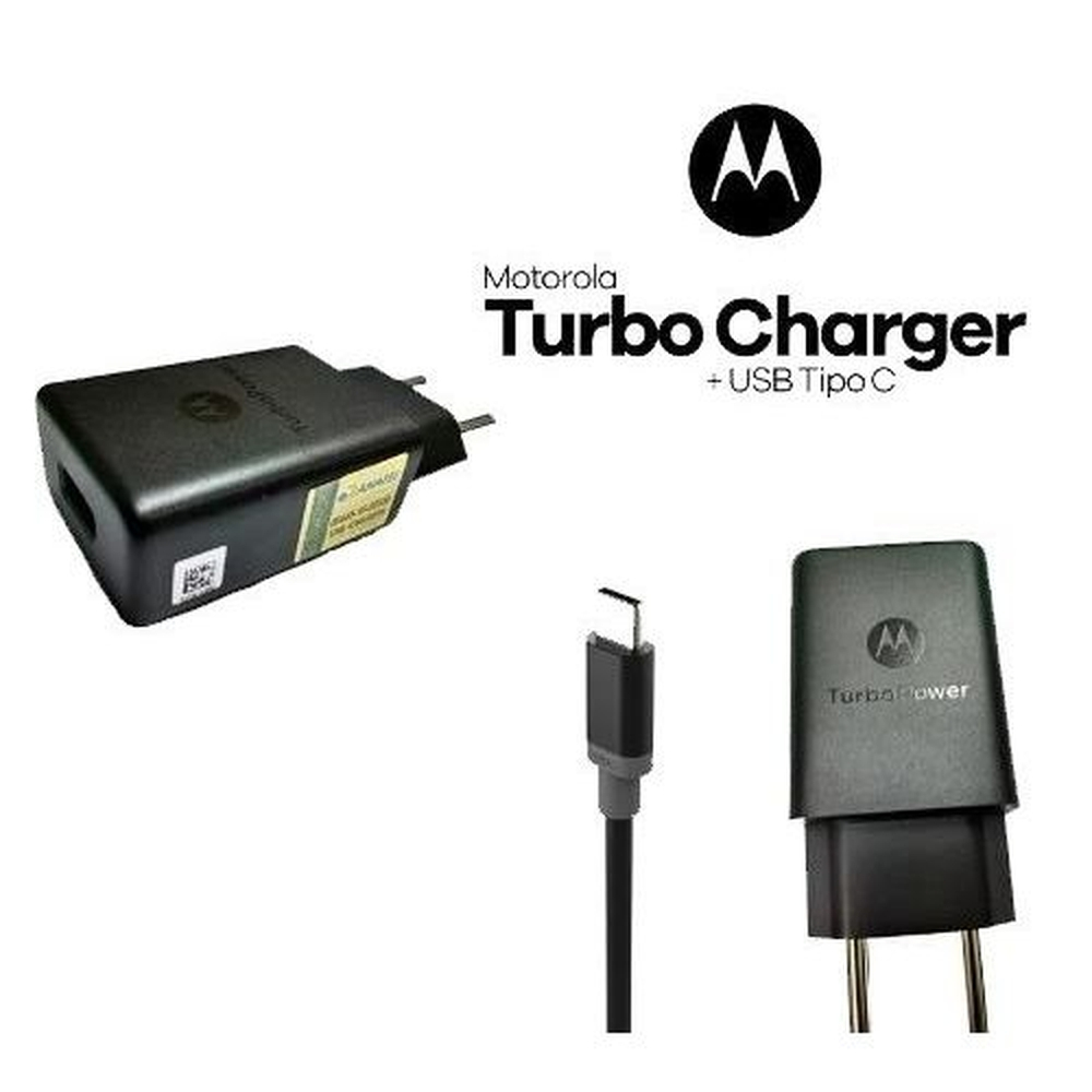 Carregador Turbo Motorola Turbo Power Qc 3 0 Cabo Tipo C Original