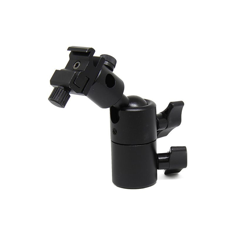 Suporte Hotshoe Para Flash Speedlite Ball Head Holder F Obs Holder G