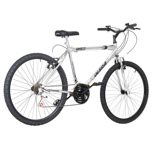 Bicicleta Aro 26 18 Marchas Cromada Chrome Line Pro Tork Ultra Em