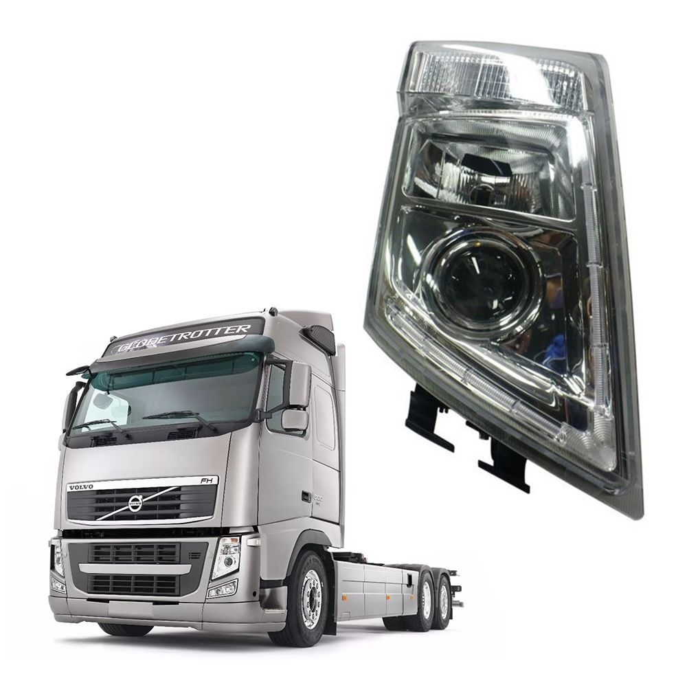 Farol Principal Lado Direito Volvo FH após 2010 21035637 em Promoção