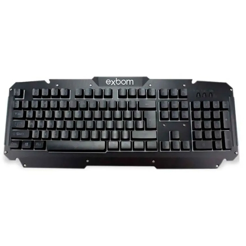 Teclado Gamer Usb Semi Mec Nico Ilumina O Led E Acabamento Em