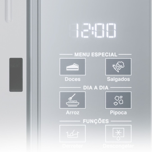 Micro ondas Brastemp 20 litros Inox Espelhado BM020 em Promoção na