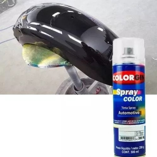 Tinta Spray Black Piano Preto Cadillac 300ml No Shoptime