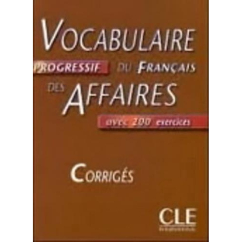 Vocabulaire Progressif Du Francais Des Affaires Avec Exercices