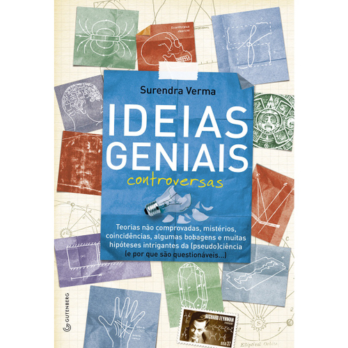 Livro Ideias geniais controversas Mistérios coincidências teorias