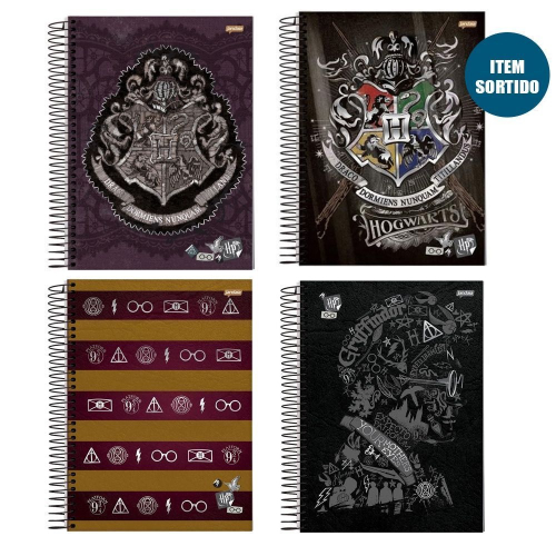 Caderno Universit Rio Harry Potter Mat Rias Folhas Em