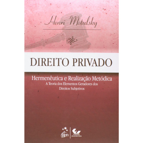 Livro Direito Privado Hermen Utica E Realiza O Met Dica Em