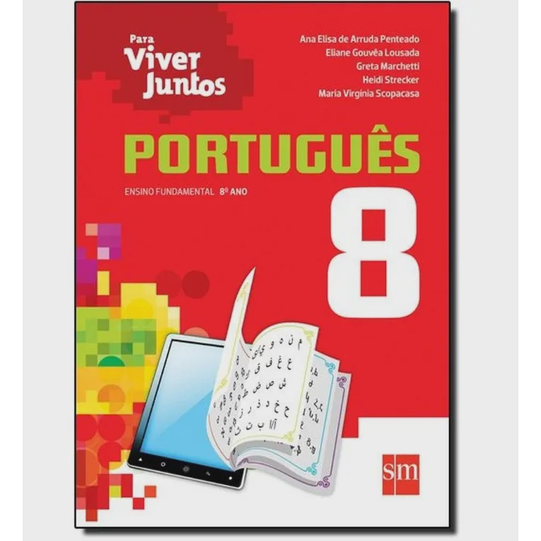 Livro Coleção Para Viver Juntos Português 8º Ano Edições sm