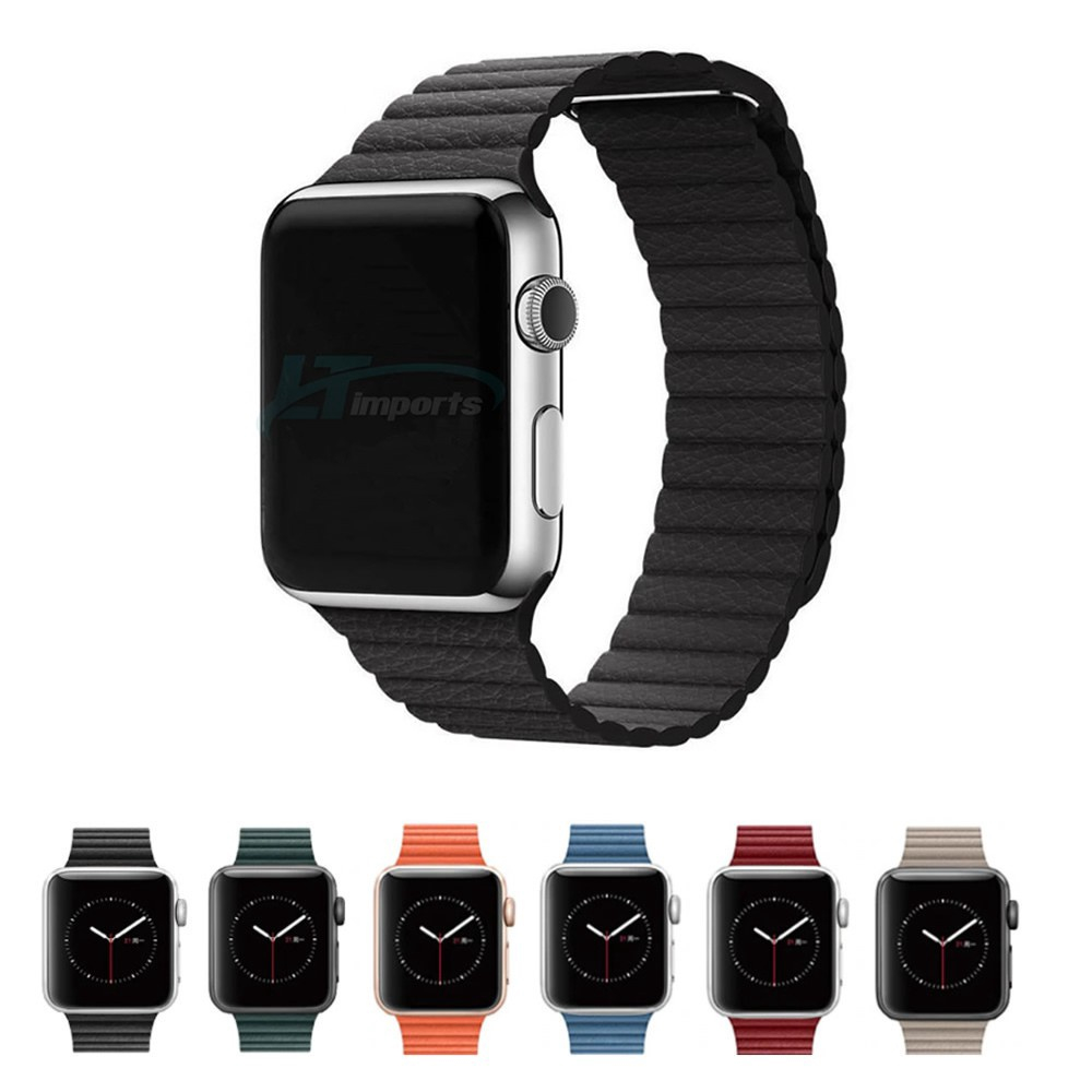 Pulseira Couro Loop compatível Apple Watch 44mm e 42mm no Shoptime