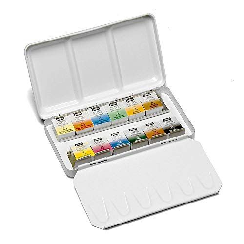 Estojo Aquarela em Pastilha Profissional Pébéo Fine 12 Cores no Shoptime