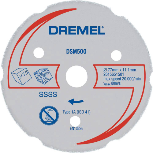 Disco De Corte Metal Duro Multiuso Dsm Rw Dremel Saw Max Submarino