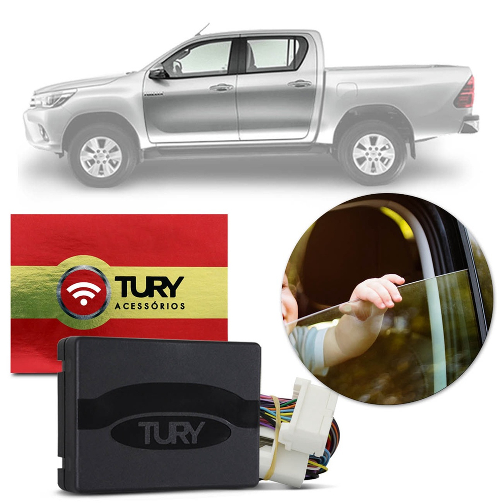 Módulo Vidro Elétrico Hilux 2016 2017 2018 2019 2020 4 Portas