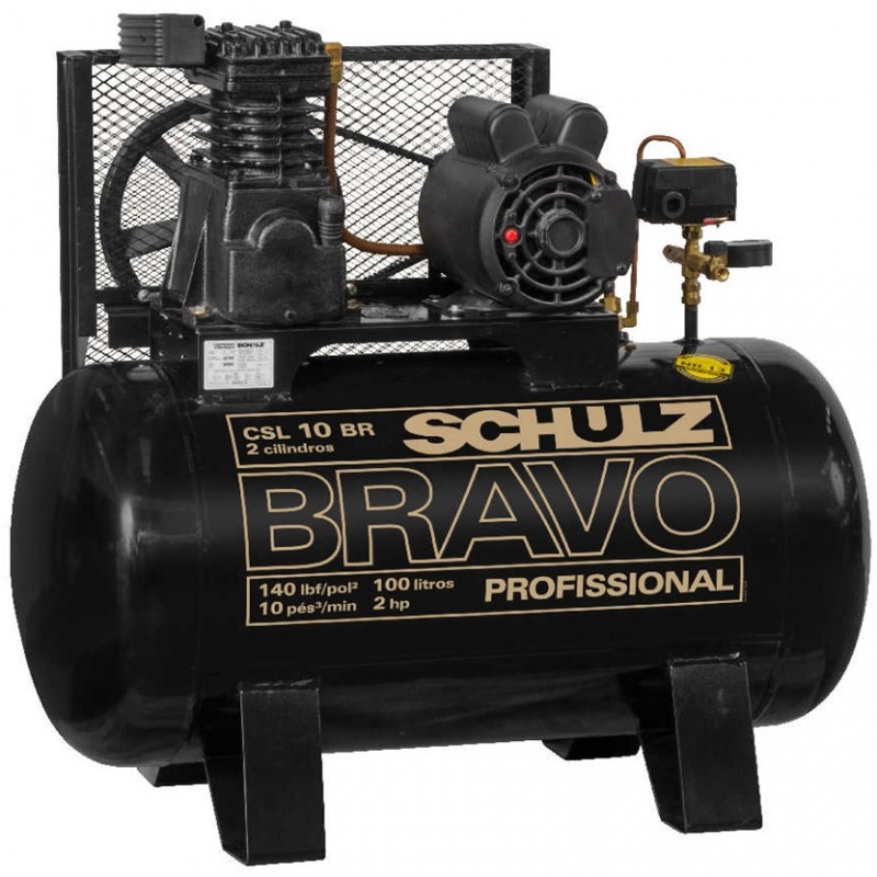 Compressor Schulz Csl Bravo Litros Libras Cv Monof Sico No