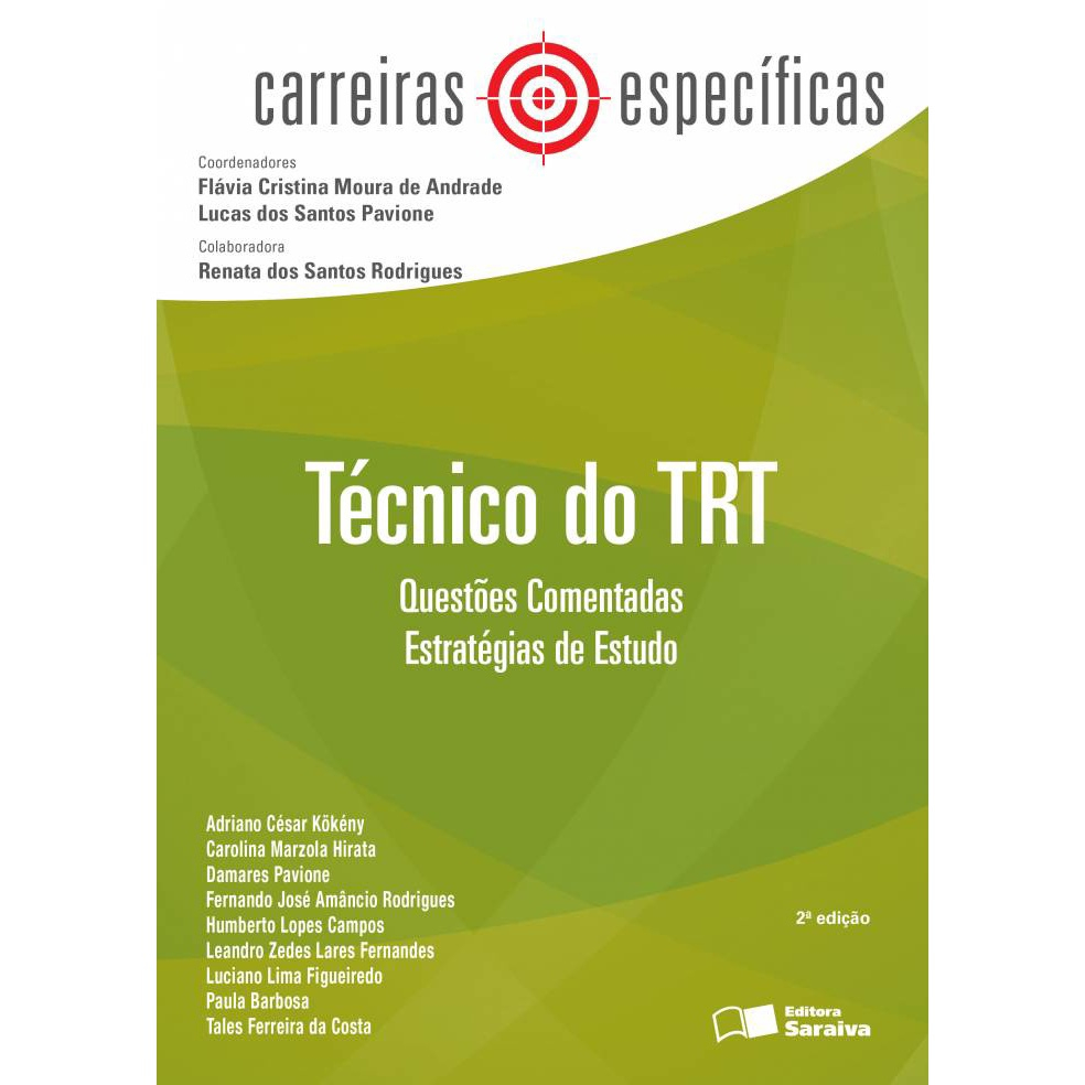 Livro T Cnico Do Trt Edi O De Quest Es Comentadas No Shoptime