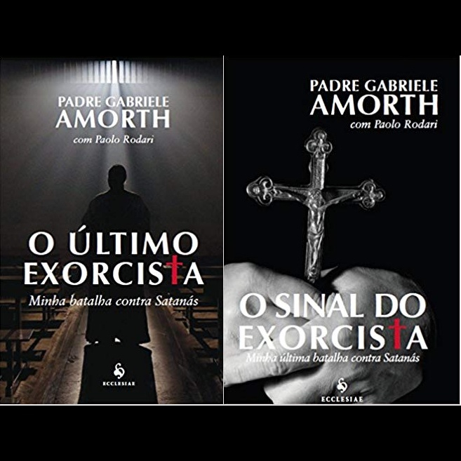 Kit 2 livros Padre Gabrielle Amorth O Último Exorcista O Sinal do