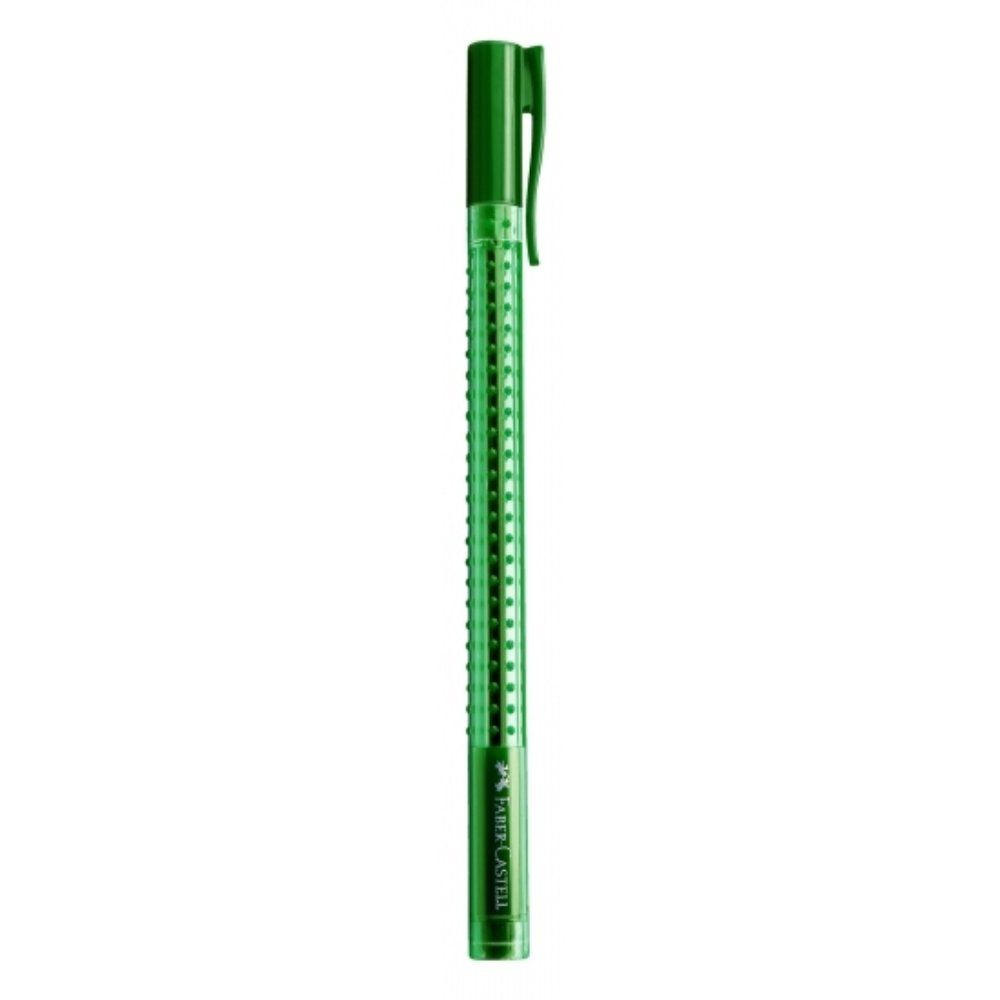 Caneta Esferogr Fica Triangular Grip Strick Faber Castell Verde Em