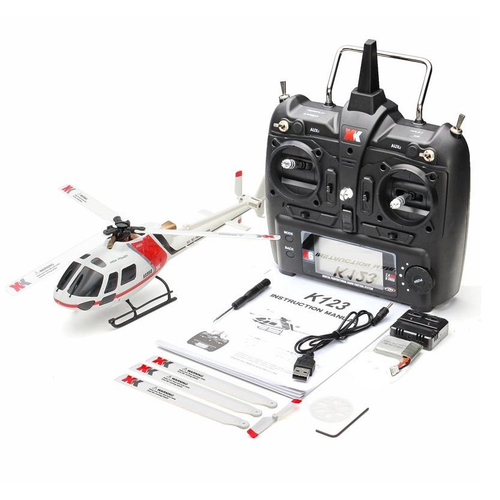 Xk K Ch Brushless As Escala D G Sistema Rc Helicopter Rtf