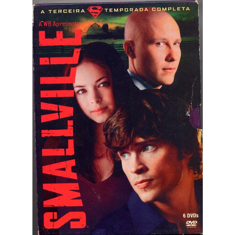 Dvd Smallville 3ª Temporada 6 DVDs Submarino