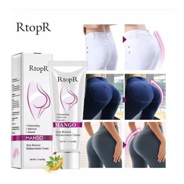 Creme Aumenta Volume Cresce Bumbum Glúteos Bunda Nádegas Mango Rtopr