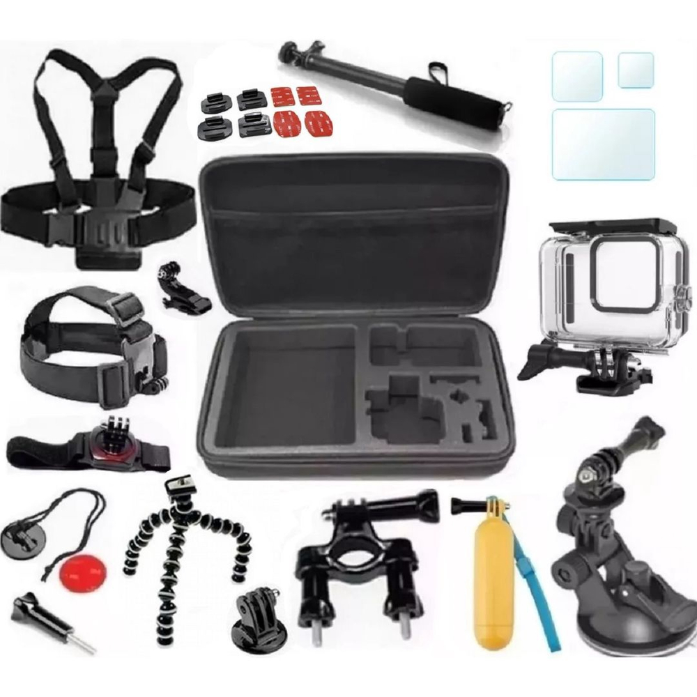 Kit P Gopro Hero Black Mala Caixa Estanque Trip Pel Cula Submarino